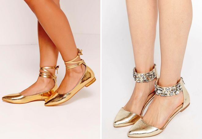 золотые балетки на свадьбу золотые балетки на свадьбу