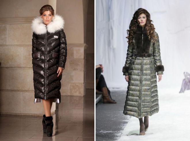 длинные пуховики с мехом длинные пуховики с мехом