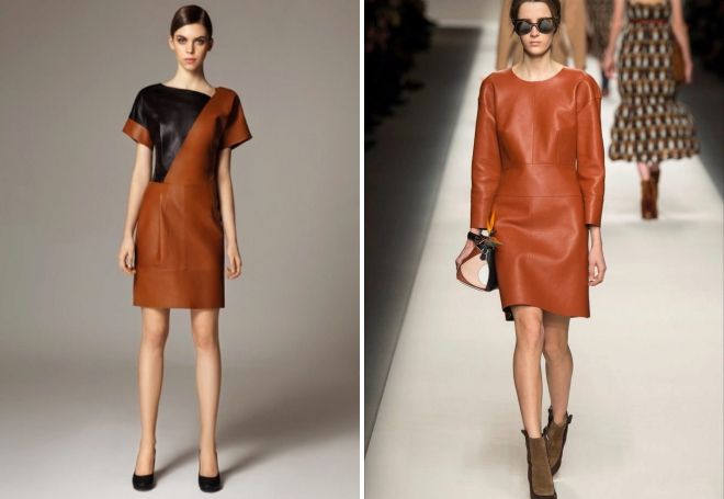 с чем носить кожаное платье футляр с чем носить кожаное платье футляр