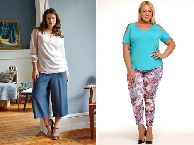 с чем носить летние брюки для полных с чем носить летние брюки для полных