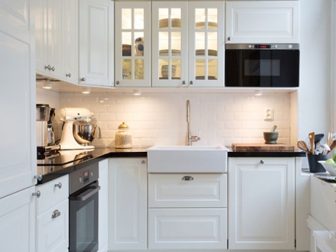 Цвета для маленькой кухни Цвета для маленькой кухни