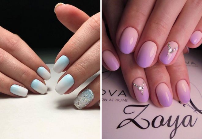 дизайн ногтей пастельный градиент дизайн ногтей пастельный градиент
