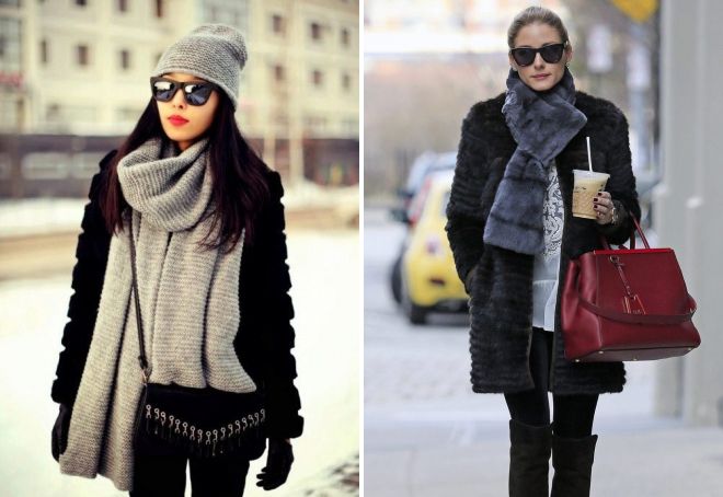 какой шарф подойдет к черной норковой шубе какой шарф подойдет к черной норковой шубе