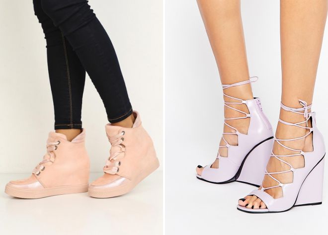 модная обувь на танкетке модная обувь на танкетке