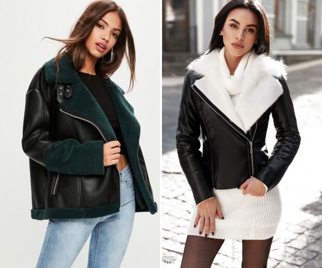 женская зимняя кожаная куртка авиатор с мехом женская зимняя кожаная куртка авиатор с мехом