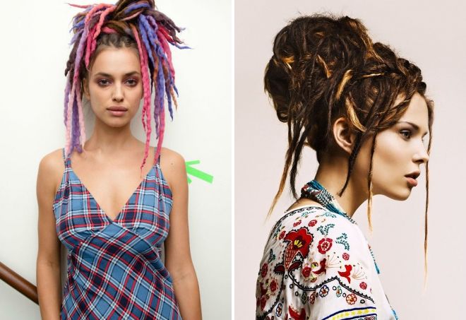женские дреды на средние волосы женские дреды на средние волосы
