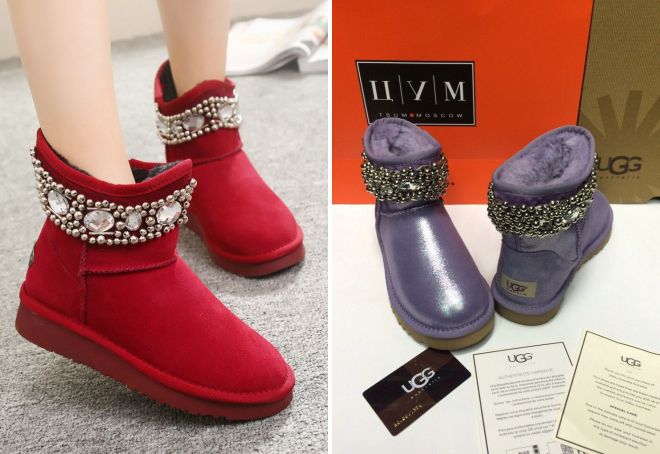 женские угги со стразами женские угги со стразами