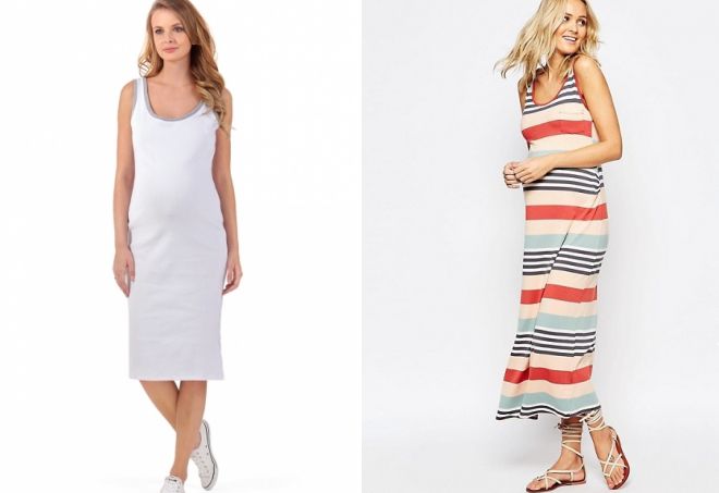 платье майка для беременных платье майка для беременных