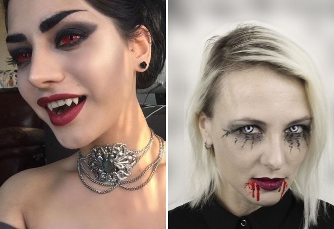 грим вампира на хэллоуин грим вампира на хэллоуин