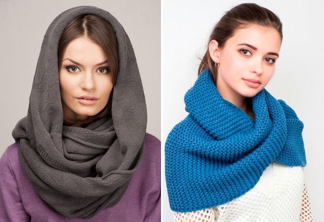 как носить шарф-хомут как носить шарф-хомут