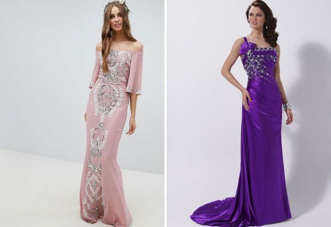 комбинированное вечернее платье комбинированное вечернее платье