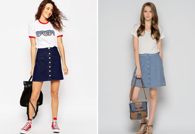 мини юбка с пуговицами мини юбка с пуговицами