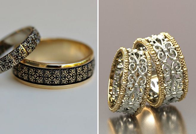 обручальные кольца в стиле винтаж обручальные кольца в стиле винтаж