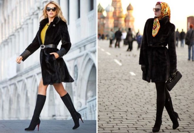 сапоги под черную норковую шубу сапоги под черную норковую шубу