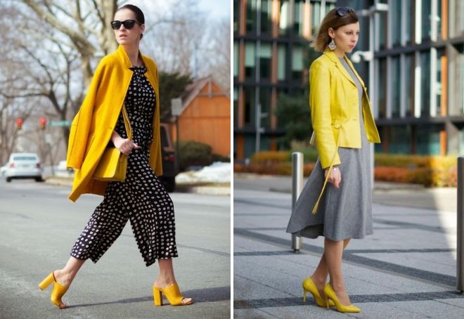 туфли лимонного цвета туфли лимонного цвета