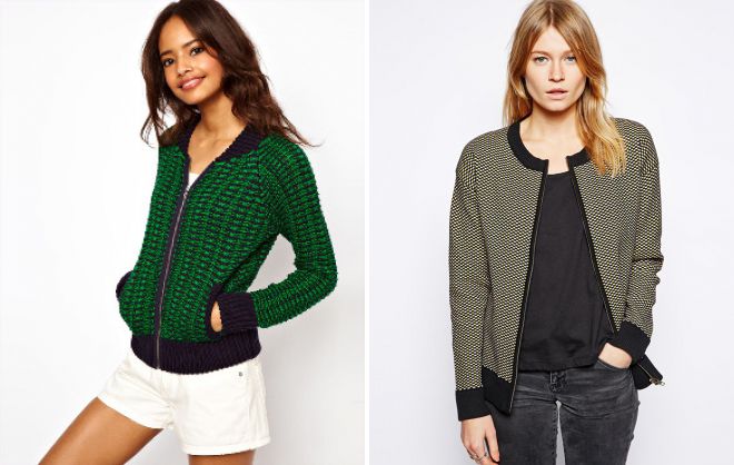 женский вязаный бомбер женский вязаный бомбер