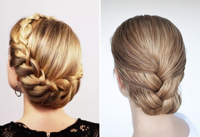 деловая прическа с плетением деловая прическа с плетением
