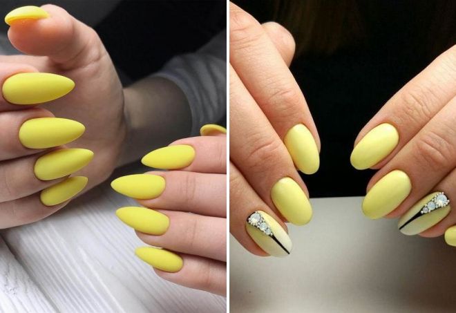маникюр лимонного цвета маникюр лимонного цвета
