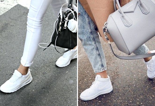 модные женские белые кроссовки модные женские белые кроссовки