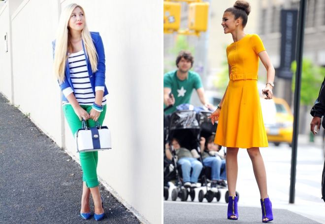 образ с синими туфлями образ с синими туфлями