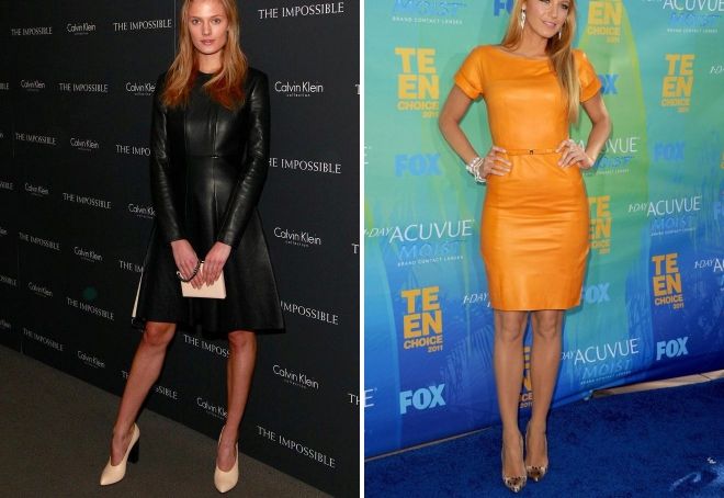 кожаное платье и туфли лодочки кожаное платье и туфли лодочки