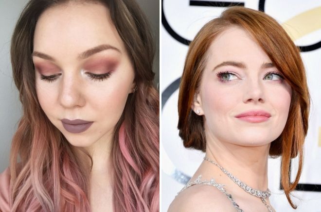 Макияж пыльная роза Макияж пыльная роза