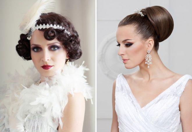 свадебные прически в винтажном стиле свадебные прически в винтажном стиле