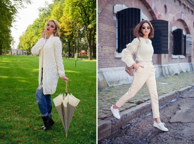 свитер молочного цвета свитер молочного цвета