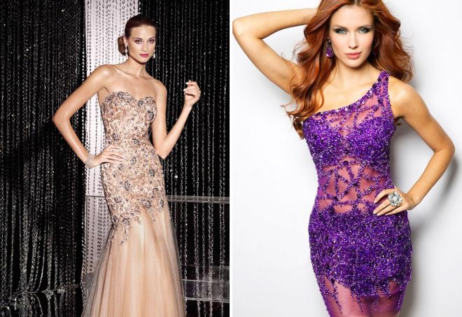 вечерние платья из пайеток вечерние платья из пайеток