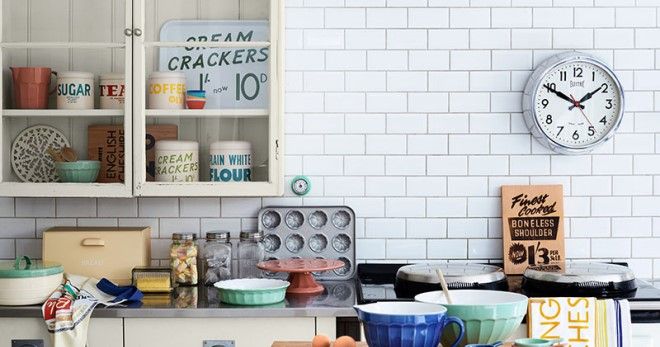 Часы на кухне в интерьере Часы на кухне в интерьере