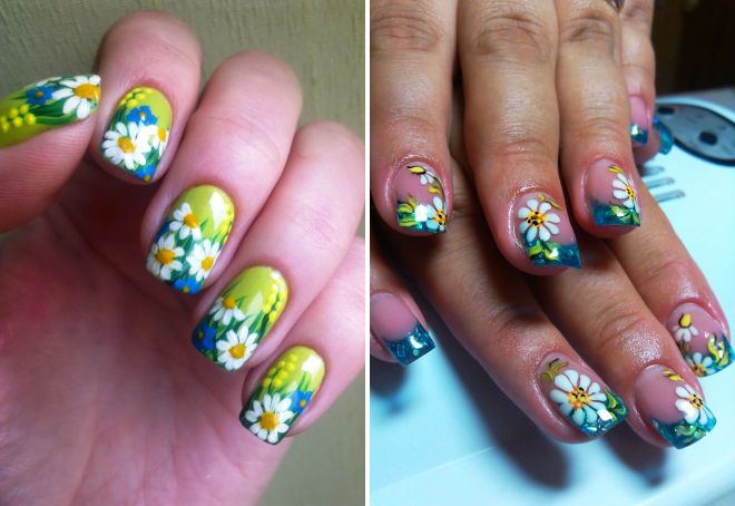 дизайн ногтей 2017 ромашки дизайн ногтей 2017 ромашки