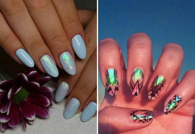 дизайн ногтей битое стекло 2020 дизайн ногтей битое стекло 2020