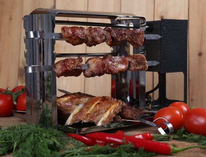 горизонтальная электрошашлычница горизонтальная электрошашлычница