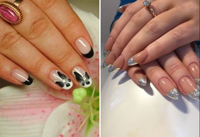 маникюр френч на овальные ногти 2020 маникюр френч на овальные ногти 2020