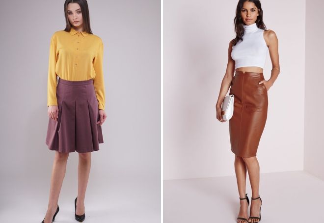 модные коричневые юбки модные коричневые юбки