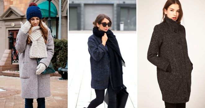 Пальто букле 2018-2019 Пальто букле 2018-2019