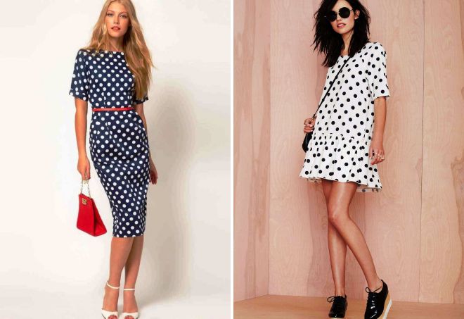 платья в горошек 2017 платья в горошек 2017