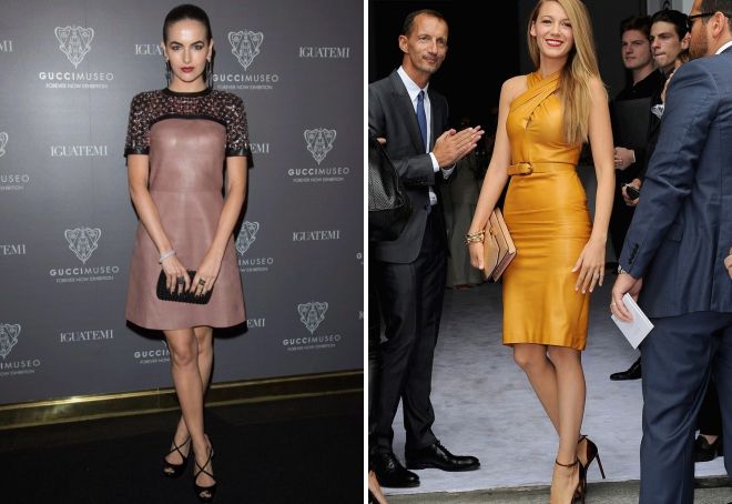 с чем можно носить кожаное платье с чем можно носить кожаное платье