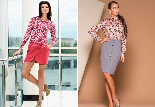 юбка на пуговицах 2017 юбка на пуговицах 2017