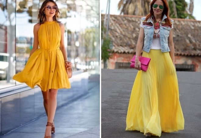 Желтый цвет в одежде Желтый цвет в одежде