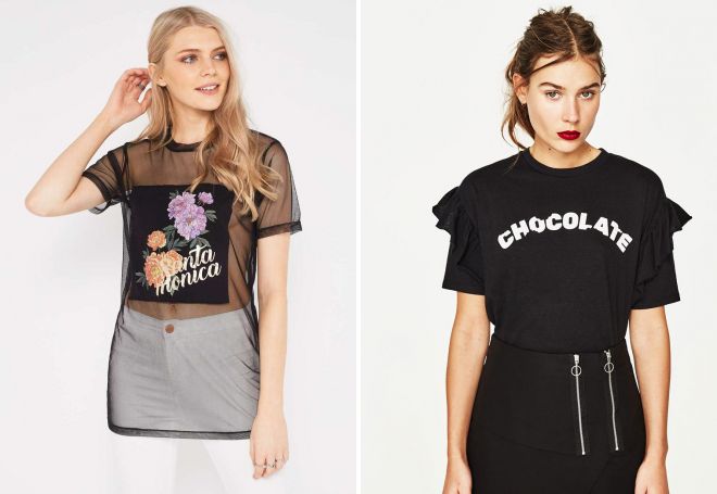 женская черная футболка женская черная футболка