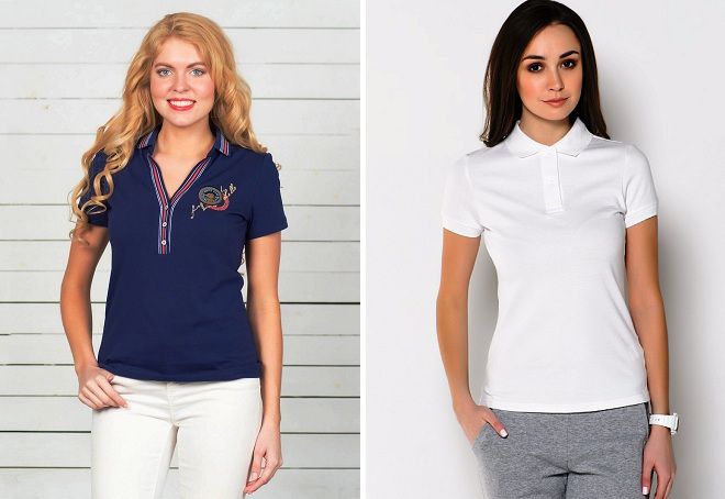 женская футболка поло женская футболка поло