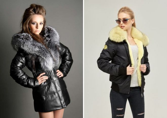 женские зимние куртки из кожи с мехом женские зимние куртки из кожи с мехом