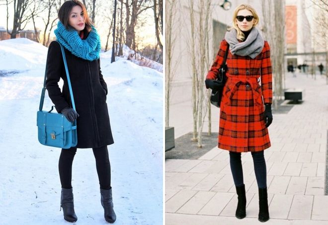 как носить шарф-хомут с пальто как носить шарф-хомут с пальто