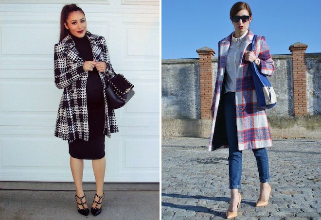 с чем носить пальто в клетку с чем носить пальто в клетку