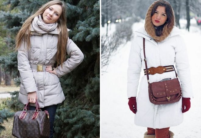 как носить шарф-хомут с пуховиком как носить шарф-хомут с пуховиком