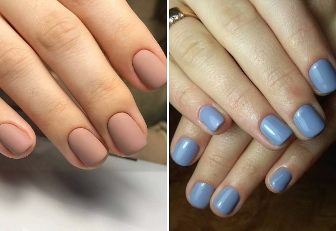 летний однотонный маникюр на короткие ногти летний однотонный маникюр на короткие ногти