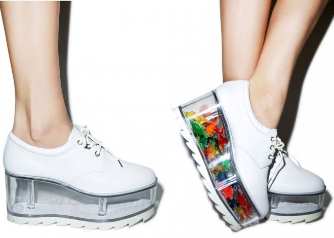 туфли на прозрачной платформе туфли на прозрачной платформе