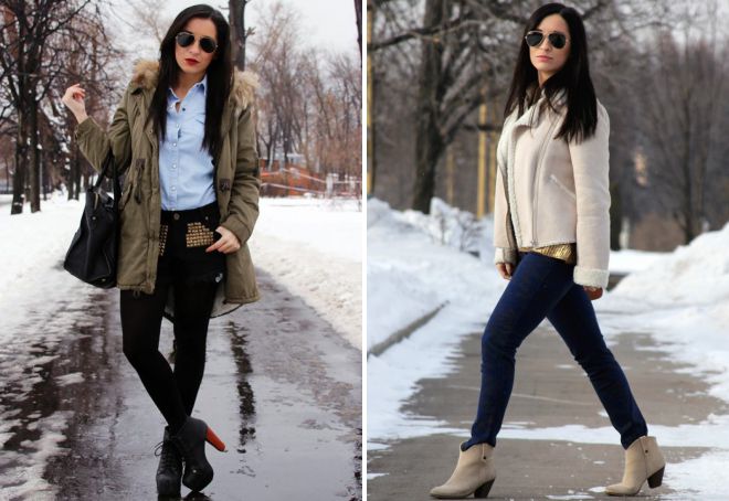 зимние ботильоны на каблуке зимние ботильоны на каблуке