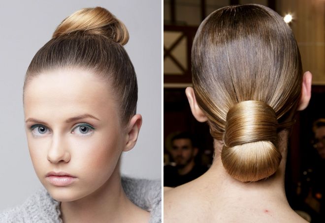 прическа для офиса пучок прическа для офиса пучок